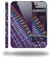 Tie Dye Alls Purple - Decal Style Vinyl Skin (fits Apple Original iPhone 5, NOT the iPhone 5C or 5S)