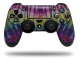 WraptorSkinz Skin compatible with Sony PS4 Dualshock Controller PlayStation 4 Original Slim and Pro Tie Dye Pink and Yellow Stripes (CONTROLLER NOT INCLUDED)