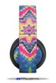 Vinyl Decal Skin Wrap compatible with Original Sony PlayStation 4 Gold Wireless Headphones Tie Dye Star 101 (PS4 HEADPHONES  NOT INCLUDED)