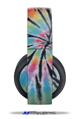 Vinyl Decal Skin Wrap compatible with Original Sony PlayStation 4 Gold Wireless Headphones Tie Dye Swirl 109 (PS4 HEADPHONES  NOT INCLUDED)