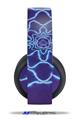 Vinyl Decal Skin Wrap compatible with Original Sony PlayStation 4 Gold Wireless Headphones Tie Dye Purple Stars (PS4 HEADPHONES  NOT INCLUDED)