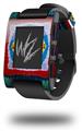 Tie Dye Circles and Squares 101 - Decal Style Skin fits original Pebble Smart Watch (WATCH SOLD SEPARATELY)