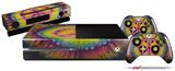 Tie Dye Peace Sign 109 - Holiday Bundle Decal Style Skin fits XBOX One Console Original, Kinect and 2 Controllers (XBOX SYSTEM NOT INCLUDED)