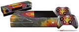 Tie Dye Circles 100 - Holiday Bundle Decal Style Skin fits XBOX One Console Original, Kinect and 2 Controllers (XBOX SYSTEM NOT INCLUDED)