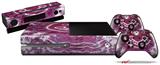Tie Dye Happy 100 - Holiday Bundle Decal Style Skin fits XBOX One Console Original, Kinect and 2 Controllers (XBOX SYSTEM NOT INCLUDED)