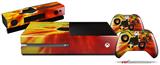 Tie Dye Music Note 100 - Holiday Bundle Decal Style Skin fits XBOX One Console Original, Kinect and 2 Controllers (XBOX SYSTEM NOT INCLUDED)