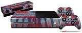 Tie Dye Fancy Stripes - Holiday Bundle Decal Style Skin fits XBOX One Console Original, Kinect and 2 Controllers (XBOX SYSTEM NOT INCLUDED)