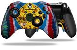 Tie Dye Circles and Squares 101 - Decal Style Skin fits Microsoft XBOX One ELITE Wireless Controller