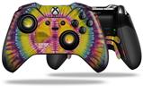 Tie Dye Peace Sign 109 - Decal Style Skin fits Microsoft XBOX One ELITE Wireless Controller