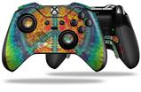 Tie Dye Peace Sign 111 - Decal Style Skin fits Microsoft XBOX One ELITE Wireless Controller
