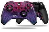 Tie Dye Pink and Purple Stripes - Decal Style Skin fits Microsoft XBOX One ELITE Wireless Controller