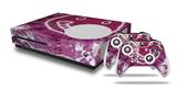 WraptorSkinz Decal Skin Wrap Set works with 2016 and newer XBOX One S Console and 2 Controllers Tie Dye Happy 100