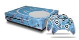 WraptorSkinz Decal Skin Wrap Set works with 2016 and newer XBOX One S Console and 2 Controllers Tie Dye Happy 101