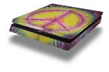 Vinyl Decal Skin Wrap compatible with Sony PlayStation 4 Slim Console Tie Dye Peace Sign 104 (PS4 NOT INCLUDED)