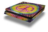 Vinyl Decal Skin Wrap compatible with Sony PlayStation 4 Slim Console Tie Dye Peace Sign 109 (PS4 NOT INCLUDED)
