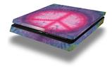 Vinyl Decal Skin Wrap compatible with Sony PlayStation 4 Slim Console Tie Dye Peace Sign 110 (PS4 NOT INCLUDED)