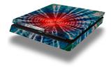 Vinyl Decal Skin Wrap compatible with Sony PlayStation 4 Slim Console Tie Dye Bulls Eye 100 (PS4 NOT INCLUDED)