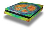 Vinyl Decal Skin Wrap compatible with Sony PlayStation 4 Slim Console Tie Dye Peace Sign 111 (PS4 NOT INCLUDED)