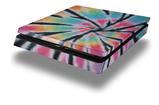 Vinyl Decal Skin Wrap compatible with Sony PlayStation 4 Slim Console Tie Dye Swirl 109 (PS4 NOT INCLUDED)