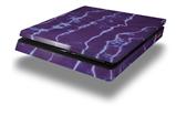 Vinyl Decal Skin Wrap compatible with Sony PlayStation 4 Slim Console Tie Dye White Lightning (PS4 NOT INCLUDED)