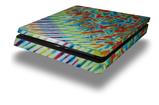 Vinyl Decal Skin Wrap compatible with Sony PlayStation 4 Slim Console Tie Dye Mixed Rainbow (PS4 NOT INCLUDED)