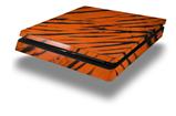 Vinyl Decal Skin Wrap compatible with Sony PlayStation 4 Slim Console Tie Dye Bengal Belly Stripes (PS4 NOT INCLUDED)