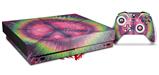 Skin Wrap for XBOX One X Console and Controller Tie Dye Peace Sign 103