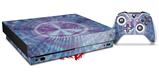 Skin Wrap for XBOX One X Console and Controller Tie Dye Peace Sign 106