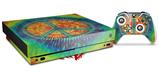 Skin Wrap for XBOX One X Console and Controller Tie Dye Peace Sign 111