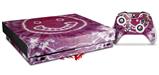 Skin Wrap for XBOX One X Console and Controller Tie Dye Happy 100