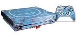 Skin Wrap for XBOX One X Console and Controller Tie Dye Happy 101