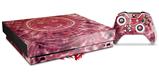 Skin Wrap for XBOX One X Console and Controller Tie Dye Happy 102