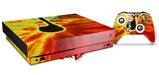 Skin Wrap for XBOX One X Console and Controller Tie Dye Music Note 100