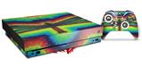 Skin Wrap for XBOX One X Console and Controller Tie Dye Dragonfly