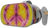 Decal style Skin Wrap compatible with Oculus Go Headset - Tie Dye Peace Sign 109 (OCULUS NOT INCLUDED)
