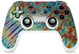 Skin Decal Wrap works with Original Google Stadia Controller Tie Dye Mixed Rainbow Skin Only CONTROLLER NOT INCLUDED