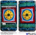 iPod Touch 2G & 3G Skin - Tie Dye Circles and Squares 101