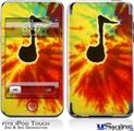 iPod Touch 2G & 3G Skin - Tie Dye Music Note 100