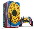 WraptorSkinz Skin Wrap compatible with the 2020 XBOX Series X Console and Controller Tie Dye Circles and Squares 101 (XBOX NOT INCLUDED)