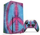 WraptorSkinz Skin Wrap compatible with the 2020 XBOX Series X Console and Controller Tie Dye Peace Sign 100 (XBOX NOT INCLUDED)
