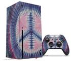 WraptorSkinz Skin Wrap compatible with the 2020 XBOX Series X Console and Controller Tie Dye Peace Sign 101 (XBOX NOT INCLUDED)