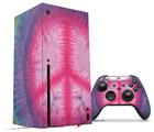 WraptorSkinz Skin Wrap compatible with the 2020 XBOX Series X Console and Controller Tie Dye Peace Sign 110 (XBOX NOT INCLUDED)