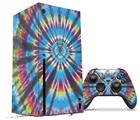 WraptorSkinz Skin Wrap compatible with the 2020 XBOX Series X Console and Controller Tie Dye Swirl 101 (XBOX NOT INCLUDED)