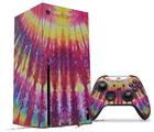 WraptorSkinz Skin Wrap compatible with the 2020 XBOX Series X Console and Controller Tie Dye Rainbow Stripes (XBOX NOT INCLUDED)