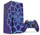 WraptorSkinz Skin Wrap compatible with the 2020 XBOX Series X Console and Controller Tie Dye Purple Stars (XBOX NOT INCLUDED)