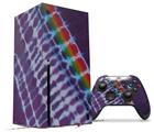 WraptorSkinz Skin Wrap compatible with the 2020 XBOX Series X Console and Controller Tie Dye Alls Purple (XBOX NOT INCLUDED)