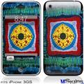 iPhone 3GS Skin - Tie Dye Circles and Squares 101