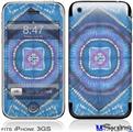iPhone 3GS Skin - Tie Dye Circles and Squares 100