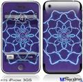 iPhone 3GS Skin - Tie Dye Purple Stars