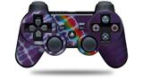 Sony PS3 Controller Decal Style Skin - Tie Dye Alls Purple (CONTROLLER NOT INCLUDED)